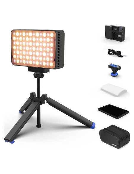 Kit de Luz LED Bi-Color Amaran Ace 25x con Trípode y Estuche Kit de Luz LED Bi-Color Amaran Ace 25x con Trípode y Estuche