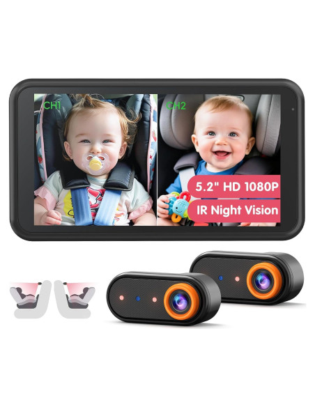 Cámara para Bebés BM2 PRO Luckview 1080P Pantalla 5.2" Cámara para Bebés BM2 PRO Luckview 1080P Pantalla 5.2"