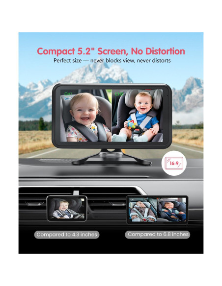 Cámara para Bebés BM2 PRO Luckview 1080P Pantalla 5.2" Cámara para Bebés BM2 PRO Luckview 1080P Pantalla 5.2"