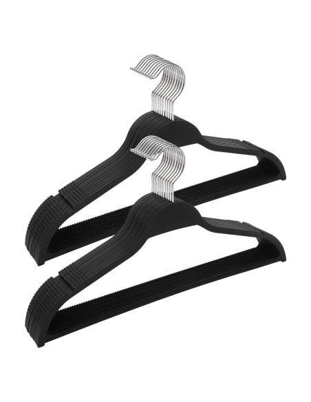 Perchas de Plástico Antideslizantes ELONG HOME - Paquete de 20 Perchas de Plástico Antideslizantes ELONG HOME - Paquete de 20