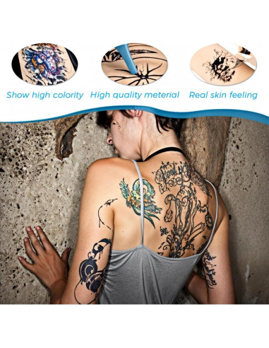 Piel de Práctica de Tatuaje Combofix 10 Pcs 18.8x14.2 cm