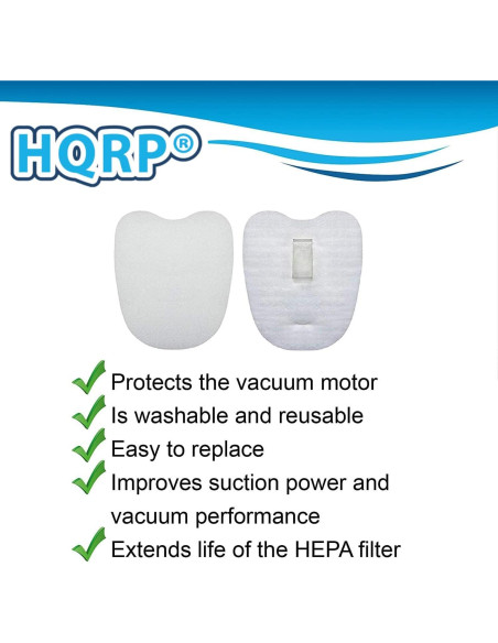 Kit de Filtros HQRP para Aspiradoras Shark Rocket - 3 Piezas Kit de Filtros HQRP para Aspiradoras Shark Rocket - 3 Piezas