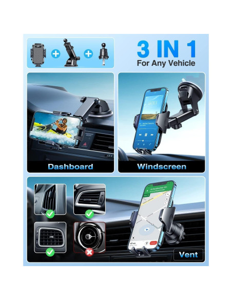 Soporte para Teléfono de Coche VANMASS 2025 Grado Militar Soporte para Teléfono de Coche VANMASS 2025 Grado Militar