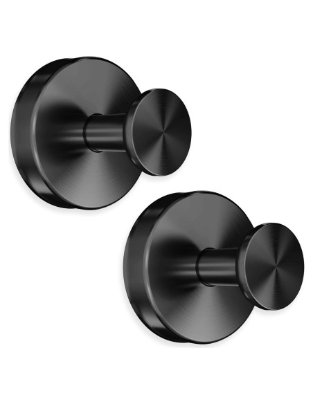 Ganchos de Ducha Novsix - 2 Piezas Ventosa Negra Resistente Ganchos de Ducha Novsix - 2 Piezas Ventosa Negra Resistente