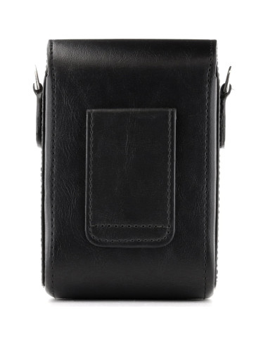 Funda de cámara de cuero MegaGear MG766 para Canon G7 X - Negro