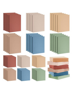 Paquete de 60 Notas Adhesivas Weekgrat Multicolor 1800 Hojas
