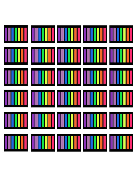 Marcadores de Página Adhesivos SIQUK 4200 Piezas 7 Colores Marcadores de Página Adhesivos SIQUK 4200 Piezas 7 Colores