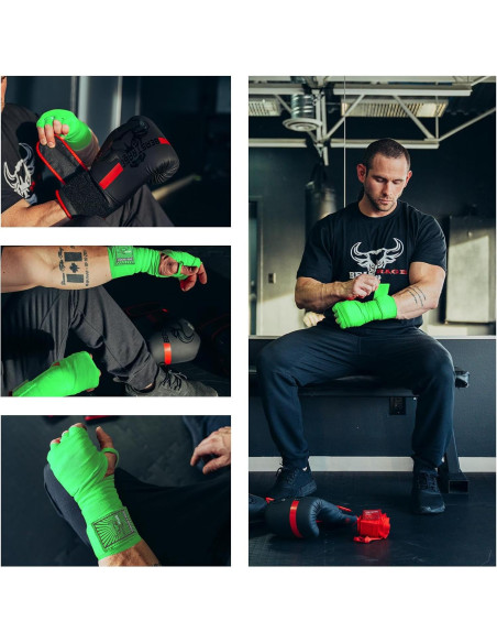 Envolturas de Mano BEAST RAGE 4.5m Semi-Elásticas para Boxeo Envolturas de Mano BEAST RAGE 4.5m Semi-Elásticas para Boxeo