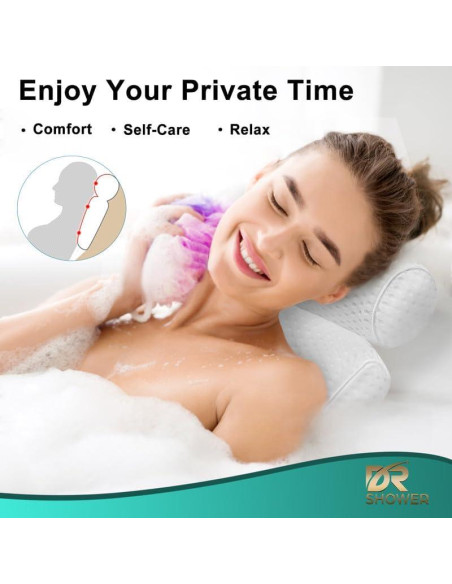 Almohada de Baño Fitheaven con Ventosas Antideslizantes 35x26cm Almohada de Baño Fitheaven con Ventosas Antideslizantes 35x26cm