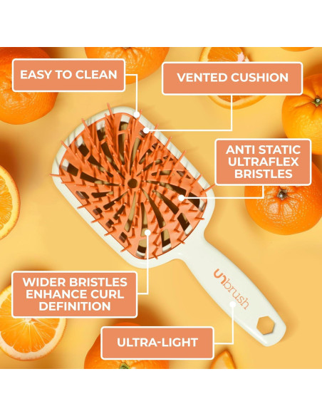 Cepillo Desenredante FHI Heat UNbrush Plus Naranja 20cm Cepillo Desenredante FHI Heat UNbrush Plus Naranja 20cm