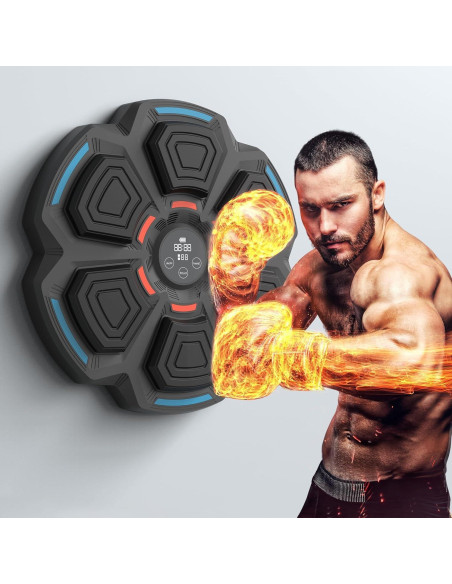 Máquina de Boxeo Musical OurStarry con LED y Guantes Máquina de Boxeo Musical OurStarry con LED y Guantes
