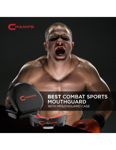 Protector Bucal Transpirable Champs MMA para Boxeo y Artes Marciales Protector Bucal Transpirable Champs MMA para Boxeo y Artes Marciales
