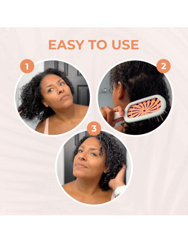 Cepillo Desenredante FHI Heat UNbrush Plus Naranja 20cm