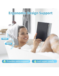 Almohada de Baño de Lujo CONBELLA con Ventosas Antideslizantes 2