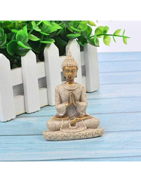 Estatua de Buda de Meditación Comimark Hecha a Mano Arenisca 8.5cm Estatua de Buda de Meditación Comimark Hecha a Mano Arenisca 8.5cm