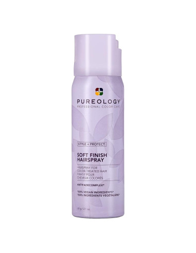 Laca Suave Pureology 59g - Protección Color y Sujeción Flexible