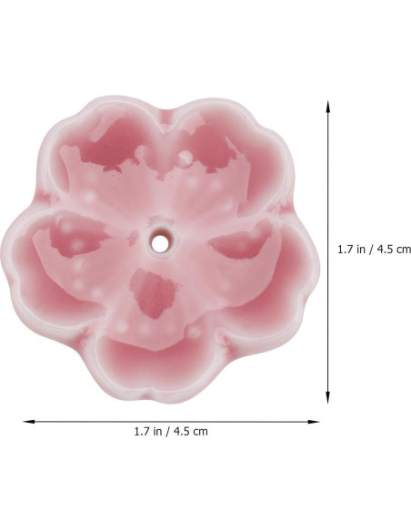 Soporte de Incienso Cerámica IMIKEYA 4 Piezas Rosa Soporte de Incienso Cerámica IMIKEYA 4 Piezas Rosa