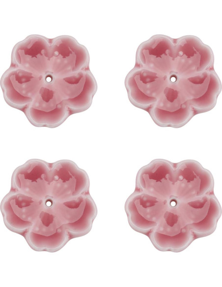 Soporte de Incienso Cerámica IMIKEYA 4 Piezas Rosa Soporte de Incienso Cerámica IMIKEYA 4 Piezas Rosa