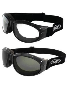 Gafas de Motocicleta Global Vision Eliminator Deluxe 2-Pack