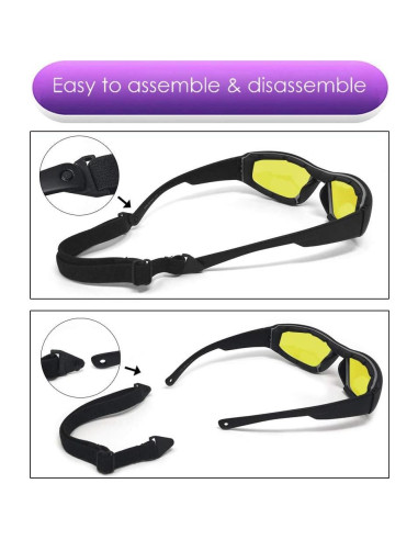 Gafas de Sol Deportivas TERAISE UV400 Ajustables para Ciclismo