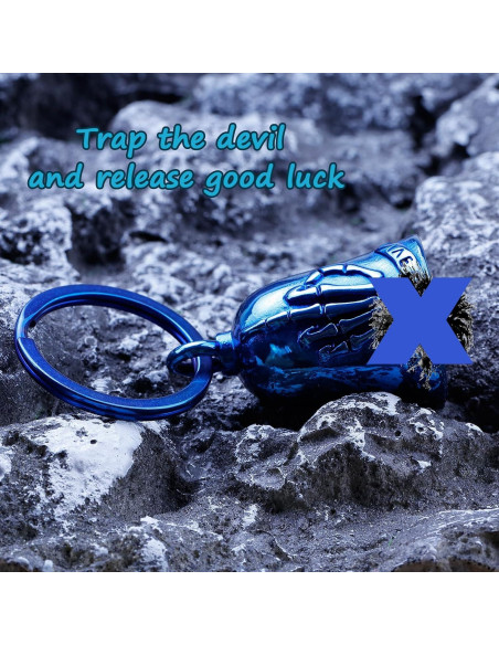 Campana para Motocicleta AilRabbit 123 Acero Inoxidable Azul Campana para Motocicleta AilRabbit 123 Acero Inoxidable Azul