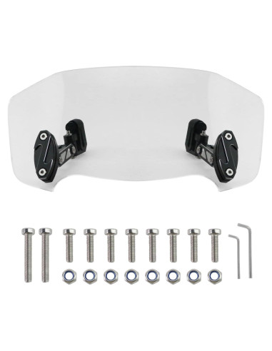 Extensión de Parabrisas Universal PACEWALKER 30cm para Motocicleta
