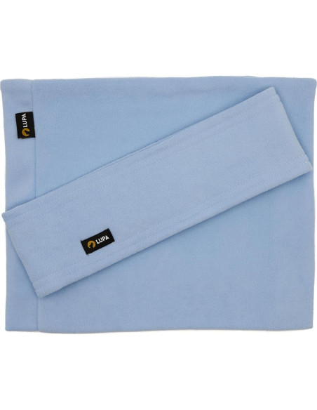 Calentador de Cuello Lupa Hecho a Mano Doble Capa Azul Claro Calentador de Cuello Lupa Hecho a Mano Doble Capa Azul Claro