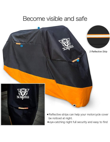 Cubierta de Motocicleta XYZCTEM XXL Impermeable 274 cm