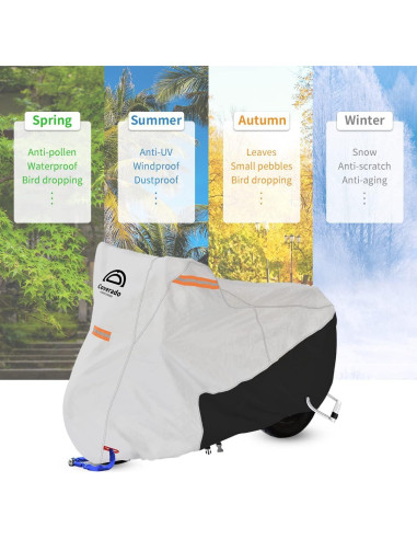 Cubierta de Motocicleta Coverado 2XL Impermeable 282cm