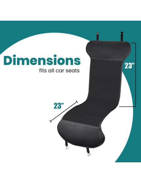Funda de Asiento de Coche ZONETECH Premium Negro 2 Pack Funda de Asiento de Coche ZONETECH Premium Negro 2 Pack