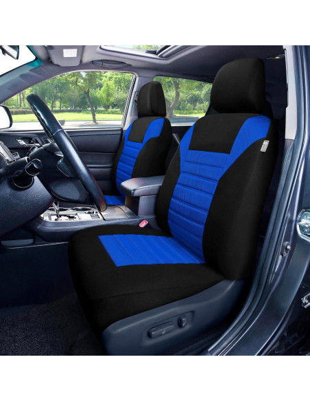 Fundas de Asiento de Coche FH Group Azul Juego Frontal 3D Fundas de Asiento de Coche FH Group Azul Juego Frontal 3D