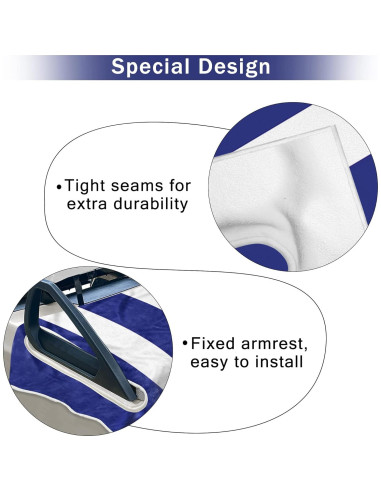 Fundas de Asiento para Carro de Golf YOKYHOM 130x79 cm Microfibra