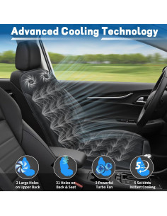Funda de Asiento Refrigerante Vokoroad 12V-24V Universal 2