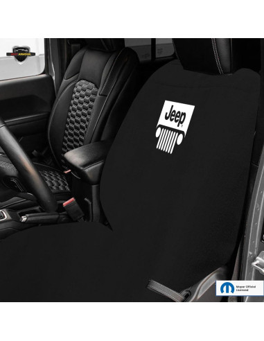 Funda de Asiento Jeep Seat Armour SA100JEPGB Negra Lavable