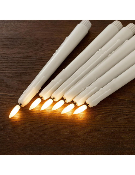 Velas LED Sin Llama Stmarry 24.5 cm con Control Remoto - Paquete de 3 Velas LED Sin Llama Stmarry 24.5 cm con Control Remoto - Paquete de 3