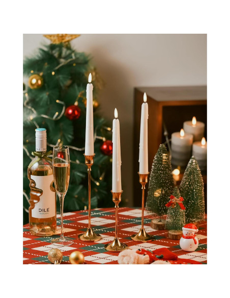 Velas LED Sin Llama Stmarry 24.5 cm con Control Remoto - Paquete de 3 Velas LED Sin Llama Stmarry 24.5 cm con Control Remoto - Paquete de 3