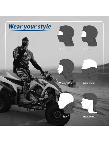 Máscara de Esquí YESLIFE Unisex - Protección UV y Viento