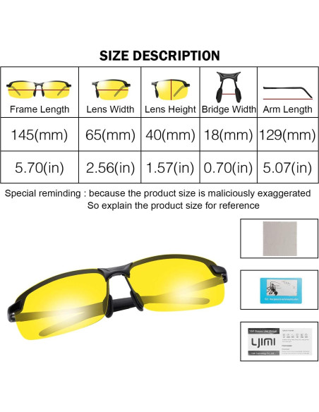 Gafas de sol YIMI fotoquímicas polarizadas UV400 para deportes Gafas de sol YIMI fotoquímicas polarizadas UV400 para deportes