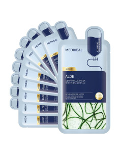Mascarilla Vegana Diaria Mediheal Dermaplus Aloe - 10 Unidades
