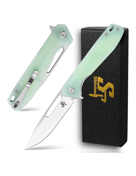 Cuchillo Plegable Sitivien ST801 Acero 8Cr18Mov Mango G10 Cuchillo Plegable Sitivien ST801 Acero 8Cr18Mov Mango G10