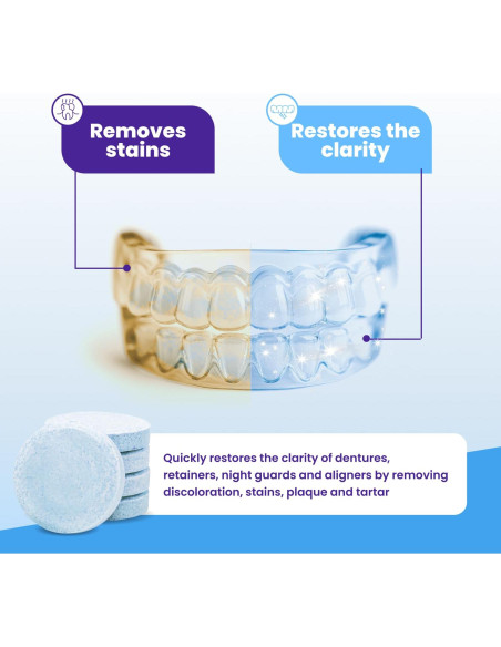 Tabletas Limpiadoras Retainer Brite - 120 Unidades para Retenedores Tabletas Limpiadoras Retainer Brite - 120 Unidades para Retenedores