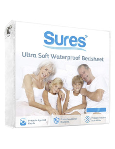 Protector de Colchón Impermeable SURES Reina - Lavable a Máquina