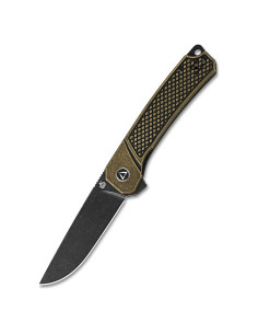 Cuchillo Plegable QSP Osprey 14C28N 8.26cm Mango Latón