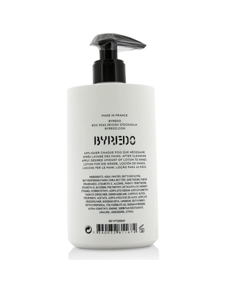 Loción de Manos Vetyver Byredo 450ml Hidratante Loción de Manos Vetyver Byredo 450ml Hidratante