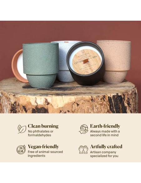 Vela Aromática de Soja Paddywax Yosemite 311g Tarro Texturizado Vela Aromática de Soja Paddywax Yosemite 311g Tarro Texturizado