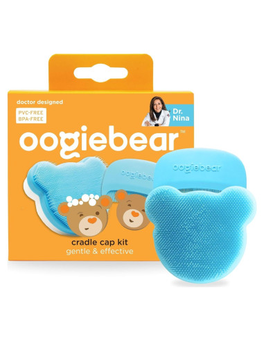 Kit de Cepillo para Costra Láctea Oogiebear - Cuidado Suave Bebés