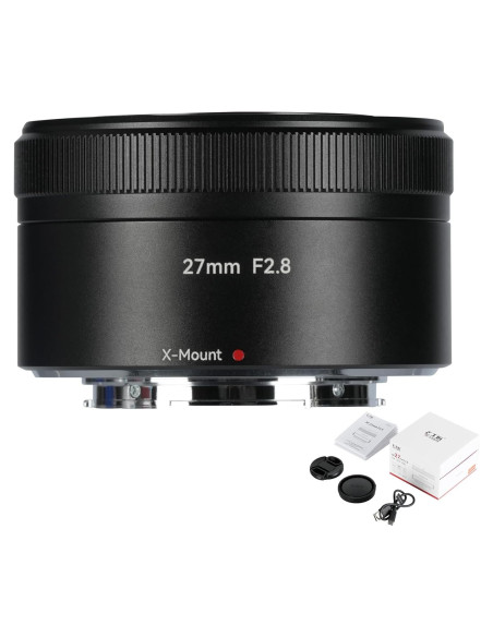 Lente 7artisans 27mm F2.8 Autofocus para Fuji X - Gran Apertura Lente 7artisans 27mm F2.8 Autofocus para Fuji X - Gran Apertura