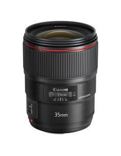 Lente Canon EF 35mm f/1.4L II USM - 760g, 72mm