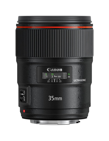 Lente Canon EF 35mm f/1.4L II USM - 760g, 72mm