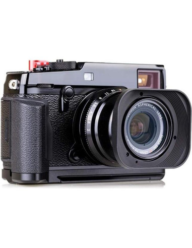 Capucha de Lente Metálica Cuadrada Haoge LH-X35 para Fujifilm